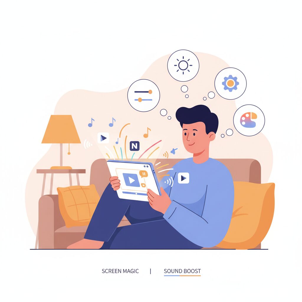 画面設定を変えるだけで映像が見違える理由 のイメージ