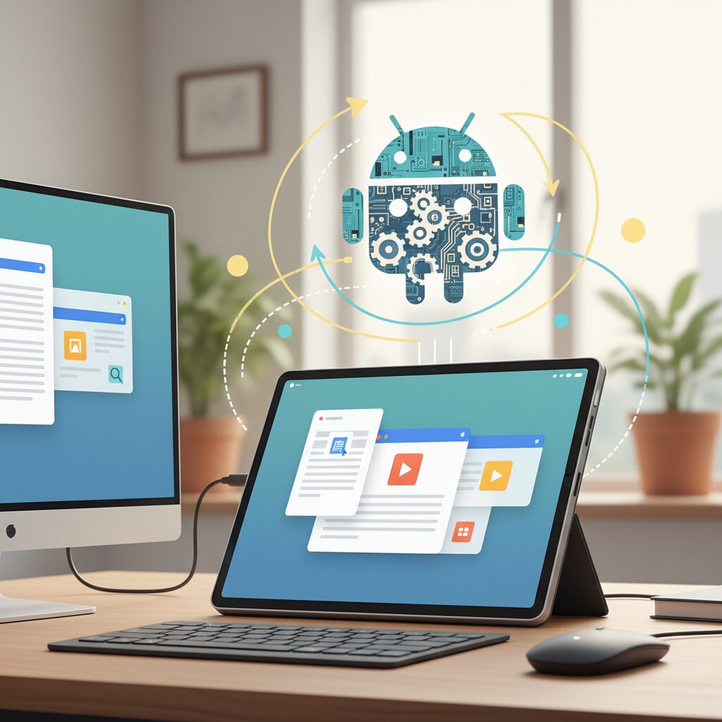 Androidの進化で何が変わった？PCっぽく使える新機能 のイメージ