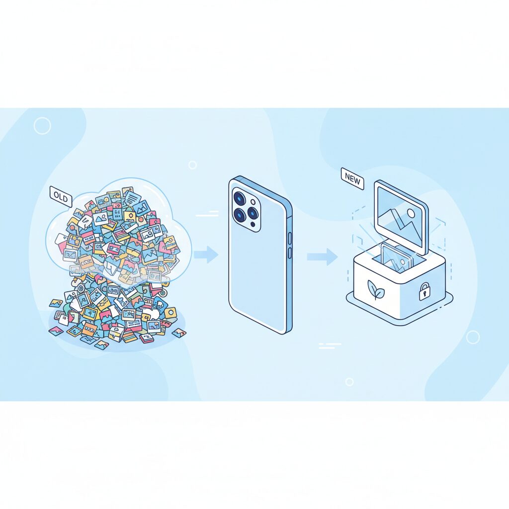 写真の保存容量はどれくらい変わるのか のイメージ